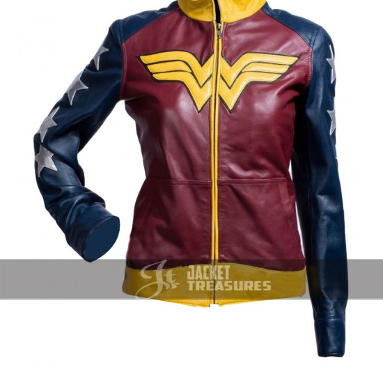 Wonder Woman Costume Leather Jacket