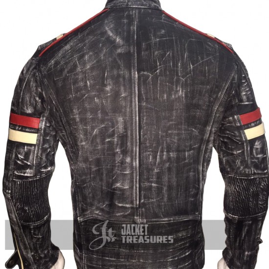 New Men's Vintage Motorcycle Cafe Racer Jacket New Men's Vintage Motorcycle Cafe Racer Jacket
