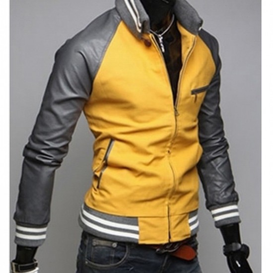 Men's Slim Fit Mustard Yellow Jacket Men's Slim Fit Mustard Yellow Jacket