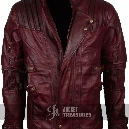 Starlord Guardians of the Galaxy Volume 2 Costume Leather Jacket Starlord Guardians of the Galaxy Volume 2 Costume Leather Jacket