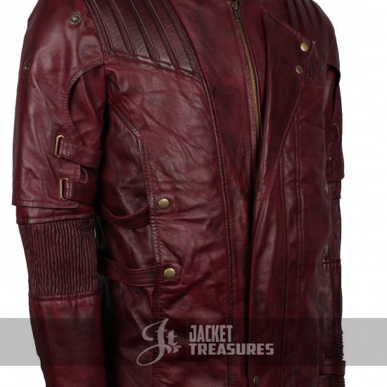 Starlord Guardians of the Galaxy Volume 2 Costume Leather Jacket Starlord Guardians of the Galaxy Volume 2 Costume Leather Jacket