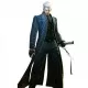 Devil May Cry 3 Vergil Blue Leather Trench Coat Devil May Cry 3 Vergil Blue Leather Trench Coat