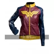Wonder Woman Costume Leather Jacket